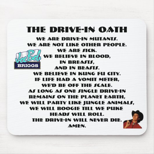 Drive-In Oath Mousepad Muismat (Voorkant)