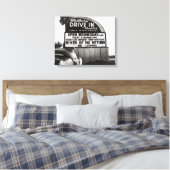 Drive-In Theater, 1954 Canvas Afdruk (Insitu (Slaapkamer))