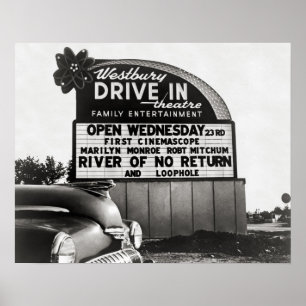 Drive-In Theater, 1954. foto Poster