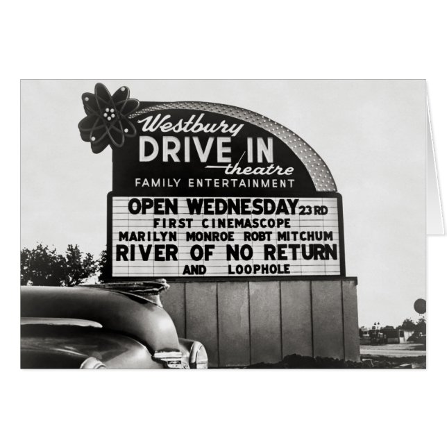Drive-inbioscoop, 1954 (Voorkant Horizontaal)