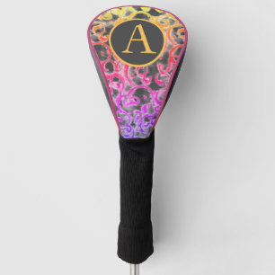 DRIVER GOLF HOOFD HOESJE ONTWERP DIY INITIAAL GOLFHEADCOVER