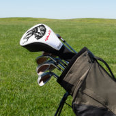 Driver Hoesje, White Exclusive Griz Inc. Golfheadcover (Insitu)