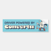Driver Powered by Concerta Bumpersticker (Voorkant)