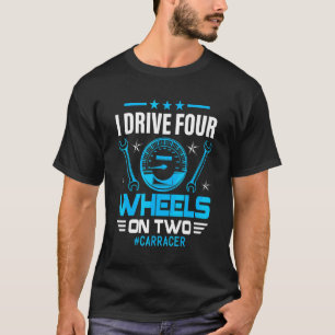 Drivers rijwielaandrijving met vier wielen t-shirt
