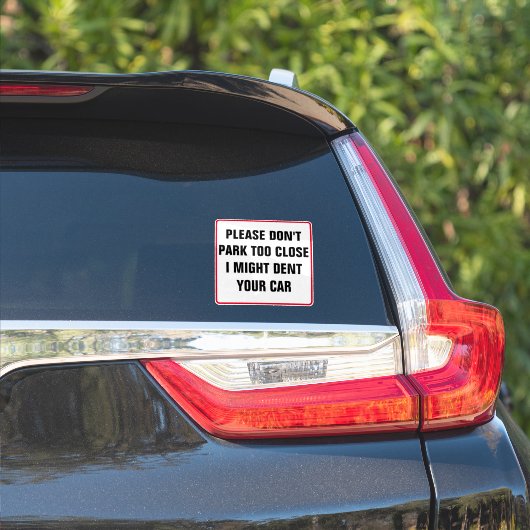 Driver's Side Car Window Vinyl Sticker (Auto Zijkant)