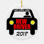 Drivers Training Keepsake Keramisch Ornament (Achterkant)