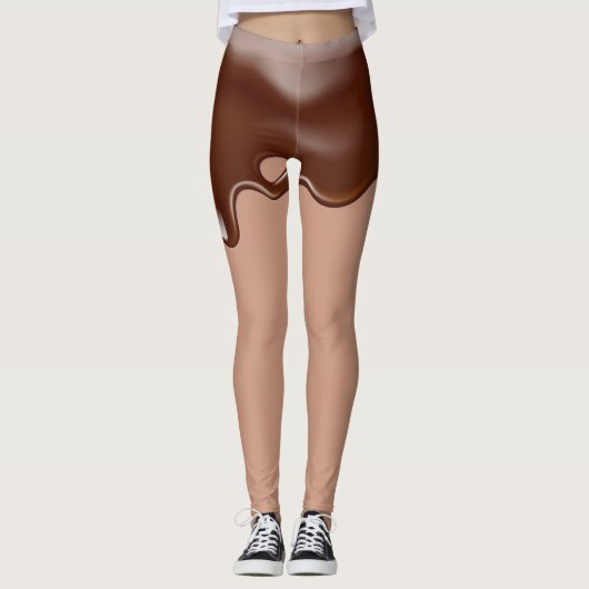 Driving Chocolate Leggings (Voorkant)