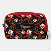 Driving Instructor Driver School Personalized Toilettasje (Voorkant)