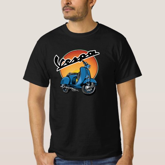 Driving scooter, cool scooter, italian scooter t-shirt (Voorkant)