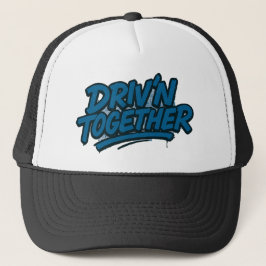 Driv'N Together - Graffiti Stijl Hoed Trucker Pet