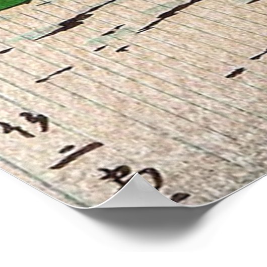 Drizzling Rain in Ukimido Fujishima Takeji 1950 Poster (Hoek)