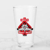 DRN Logo Glass Cup Glas (Voorkant)
