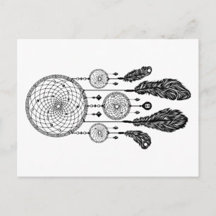 Drocatcher - Briefkaart (wit)