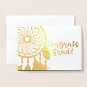 Drocatcher | Gefeliciteerd Afstudeerder! | AFSTUDE Folie Kaarten (Voorkant met envelop)