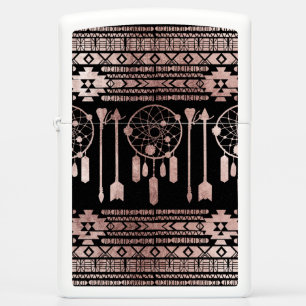 Drocatcher Roos Gold Tribal Aztec op Black