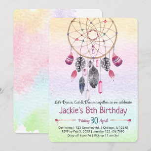 Drocatcher Slumber Party Birthday Kaart