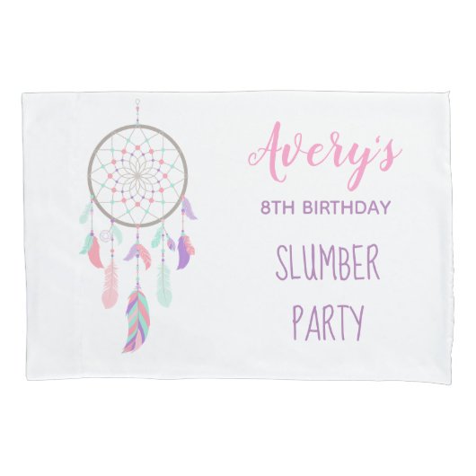Drocatcher Slumber Party Pillowcase Kussensloop (Voorkant)