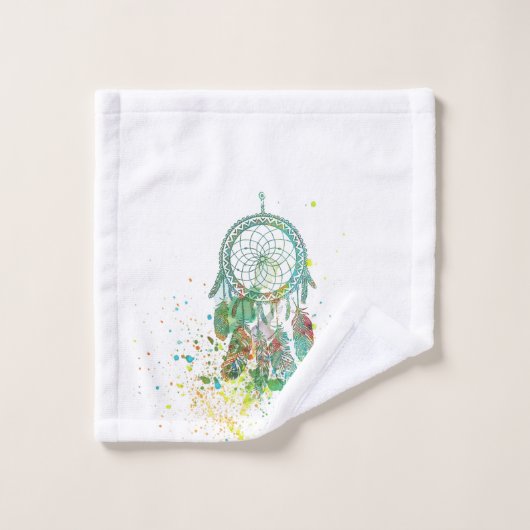 Drocatcher splatter bad handdoek (Wasdoekje)