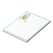 Drocatcher splatter gepersonaliseerd notitieblok (Gedraaid)