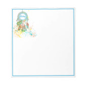 Drocatcher splatter gepersonaliseerd notitieblok (Voorkant)