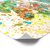 Drocatcher splatter gepersonaliseerd poster (Hoek)