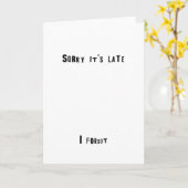 Droevig is het de Recente (Grappige) Kaart van de (Gele Bloem)