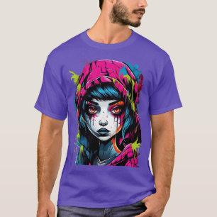 droevig meisje t-shirt