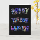 Droevig verlaat u Kaart (Gele Bloem)