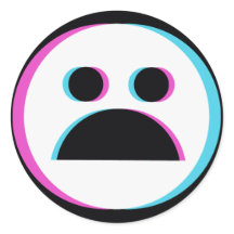 Droevige Emoji Black