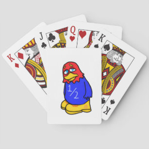 Droevige Jayhawk Pokerkaarten