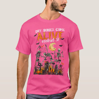 Droge botten komen tot leven Ezechiël 37 Grappig d T-shirt