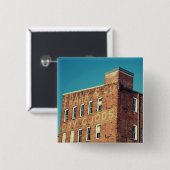 Droge goederen vierkante button 5,1 cm (Voorkant /achterkant)