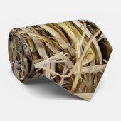 droge hagelbuistextuur stropdas (Opgerold)