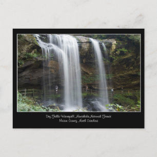 Droge Herfsten Waterval Briefkaart