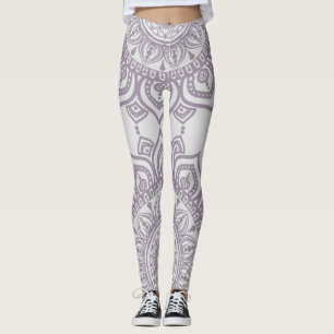 Droge kleur van passievruchten Yoga-werkout paars Leggings