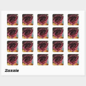 Droge Roos stickers (Vel)