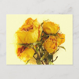 Droge Rozen Briefkaart