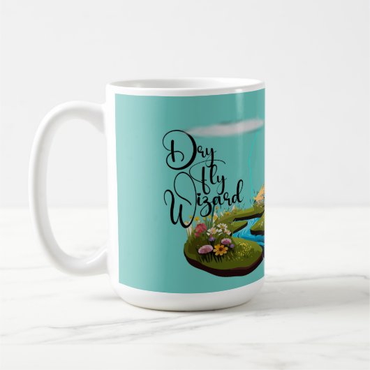 Droge Vlieg Wizard Forelvisserij Caddis Vlieg Koff Koffiemok (Links)
