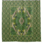 Droge zomergras Abstract Douchegordijn (Voorkant)