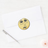 Drogen Emoji Ronde Sticker (Envelop)