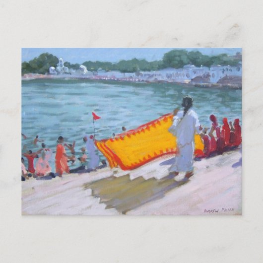Drogende Sari Pushkar Briefkaart (Voorkant)