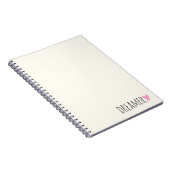 Droger met hart notitieboek (Rechterzijde)