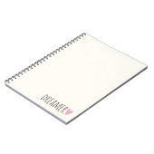 Droger met hart notitieboek (Linkerzijde)