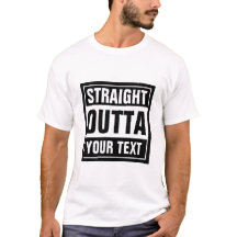 DROIGHT OUTTA typographie t-shirts | Personnalisez