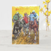 DROIT ! carte de voeux (Fleur jaune)