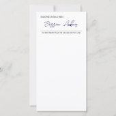 Droit d'attraction Carte Plat de contrôle d'abonda (Dos)