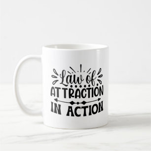 Droit d'attraction Mug de café personnalisé