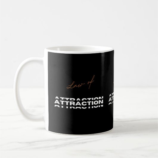 Droit De L'Attraction Mug (Gauche)