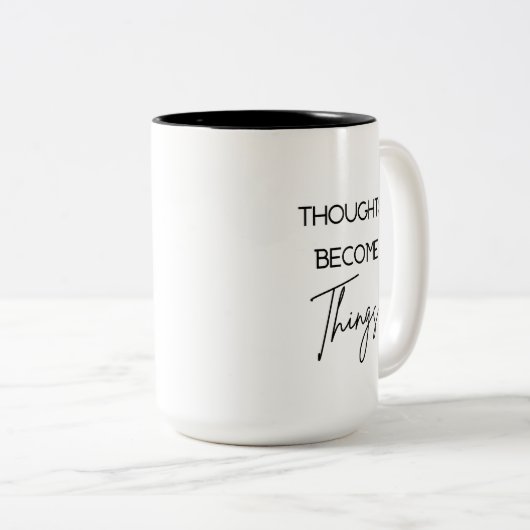 Droit de l'attraction Mug (Devant droit)