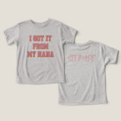 Droit de Nana T-Shirt (Design Recto & Verso)